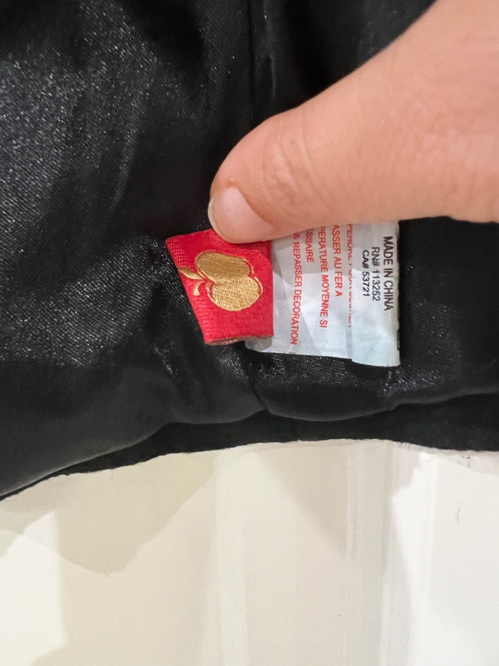 Vintage Apple Bottoms 3/4 Sleeve Peacoat – Black Wool Blend – Size S - Picture 4 of 6